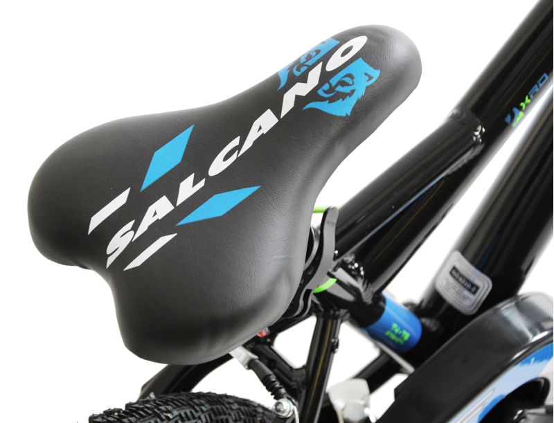 Salcano Wolf 20 Inch Wheel Kids Bike Black and Green-3